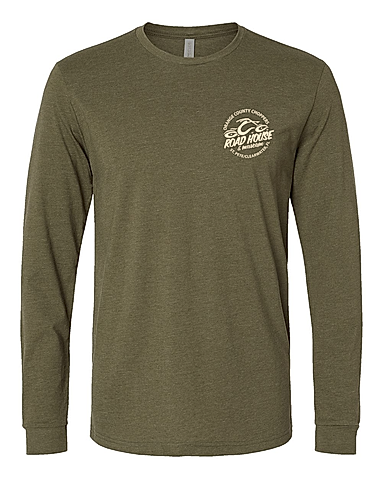 OCCRH- Fallen Heroes Bike Long Sleeve T-Shirt, Military Green