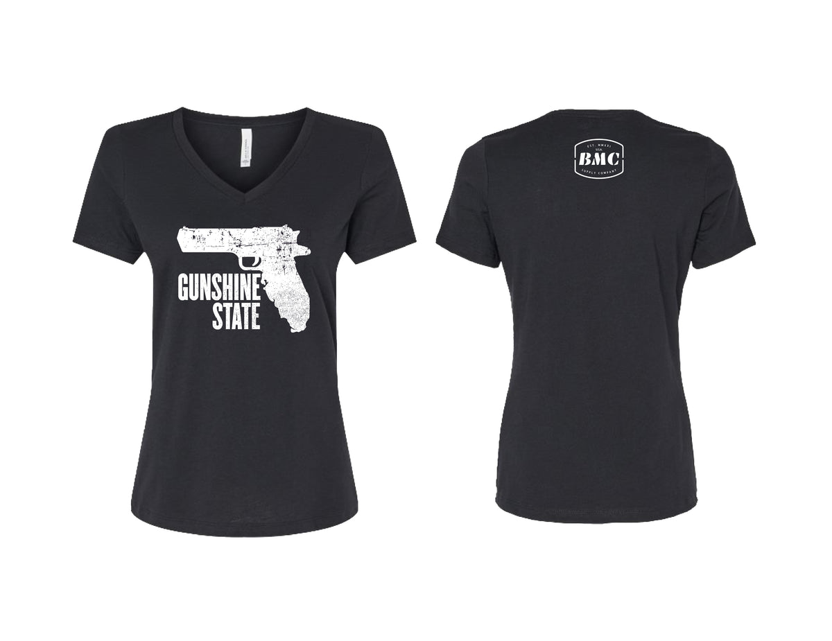 BMC- Ladies Gunshine State V-Neck, Black