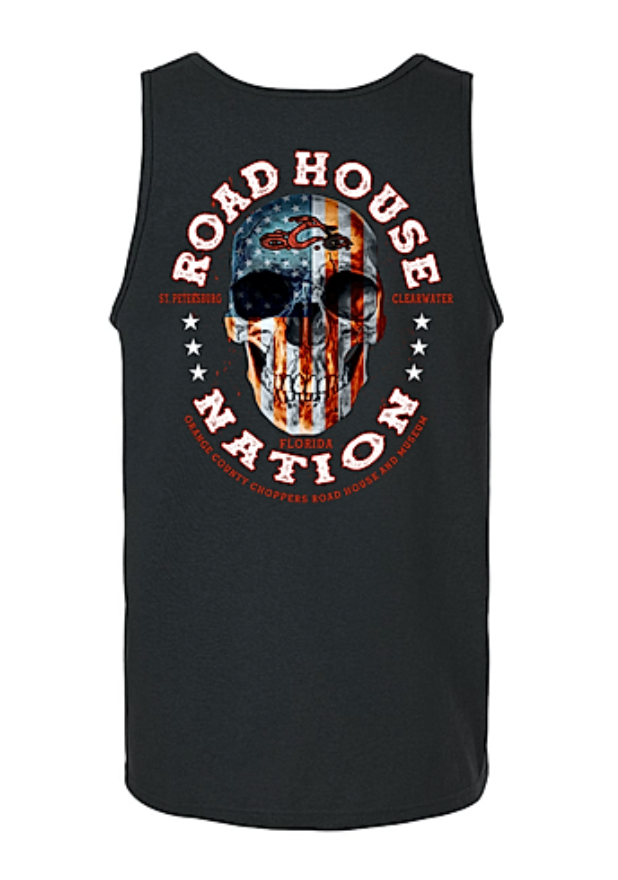 OCCRH- Flag Skull Tank, Black