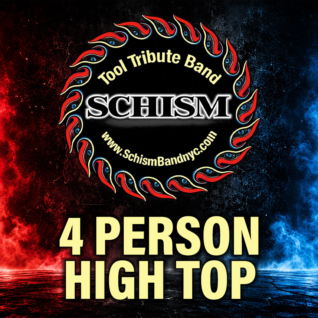 Road House Nation Presents: Schism- Tool Tribute Band w/ Special Guest Three to One 11/13/26 - Side Stage 4 Person Table