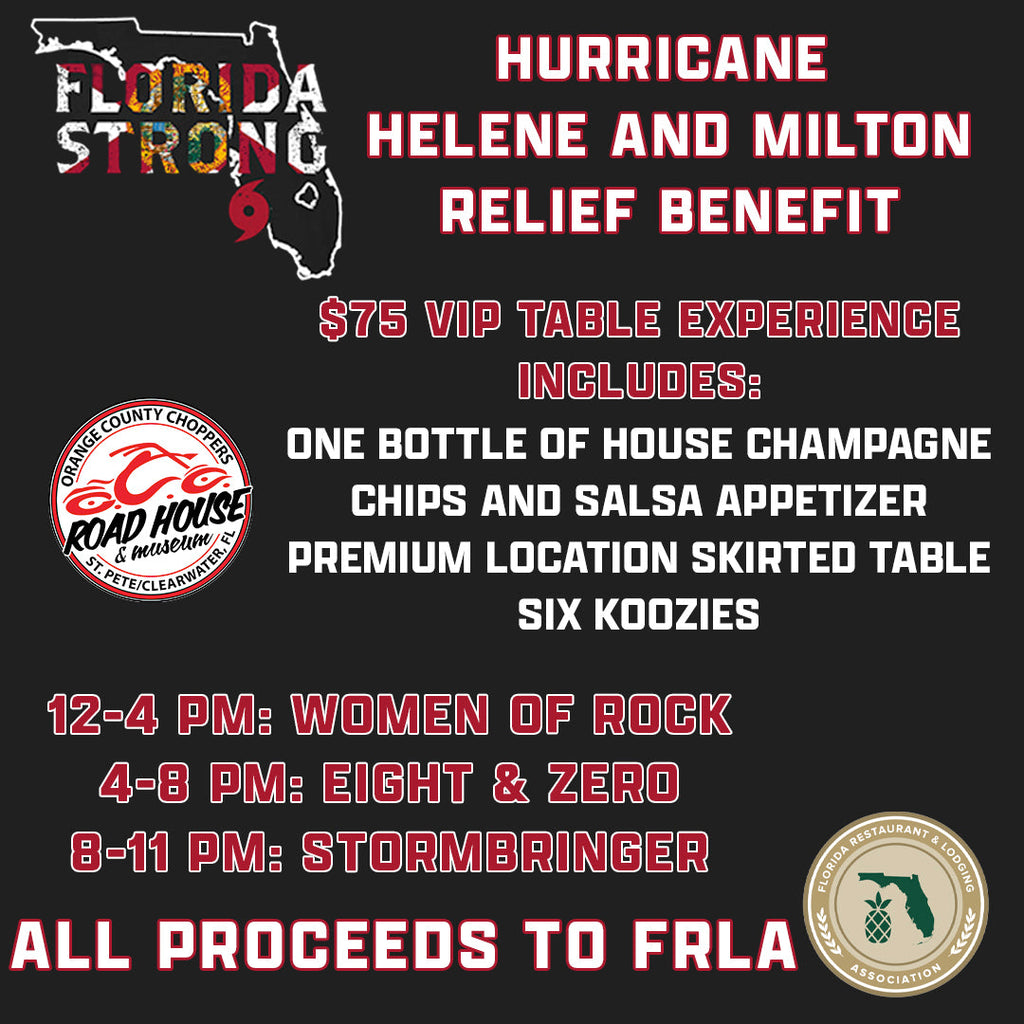 Road House Nation Presents: Hurricane Helene and Milton Relief Benefit