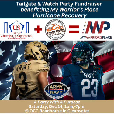 US Patriot Chamber of Commerce Tailgate and Watch Party Fundraiser 12/14/24