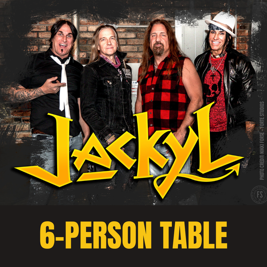 Road House Nation Presents: Jackyl w/ Special Guest Kamenar 1/9/27 - 6-Person Table Seating