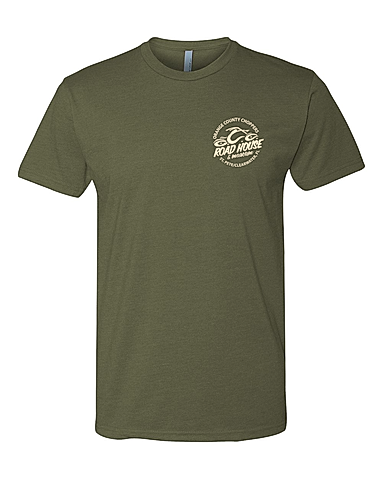 OCCRH- Fallen Heroes Bike T-Shirt, Military Green