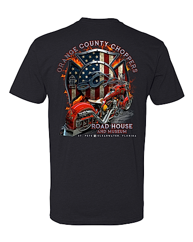 OCCRH- Fire Bike T-Shirt, Black