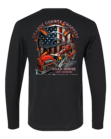 OCCRH- Fire Bike Long Sleeve T-Shirt, Black