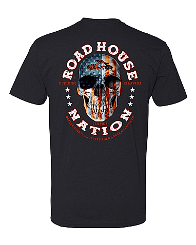 OCCRH- Flag Skull T-Shirt, Black