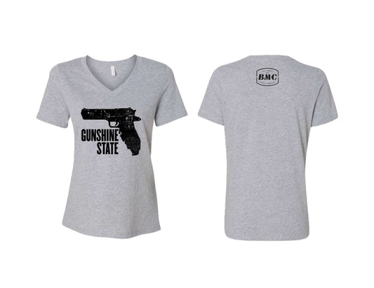 BMC- Ladies Gunshine State V-Neck, Grey