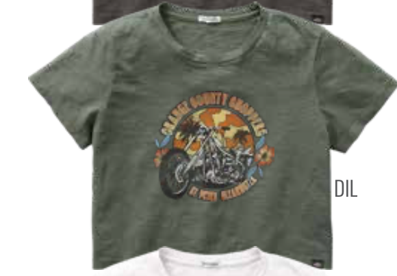 TechStyles- Jaws of Life Cropped Tee, Dill