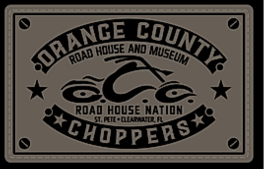 OCCRH- Grey Star Leather Patch Trucker Hat