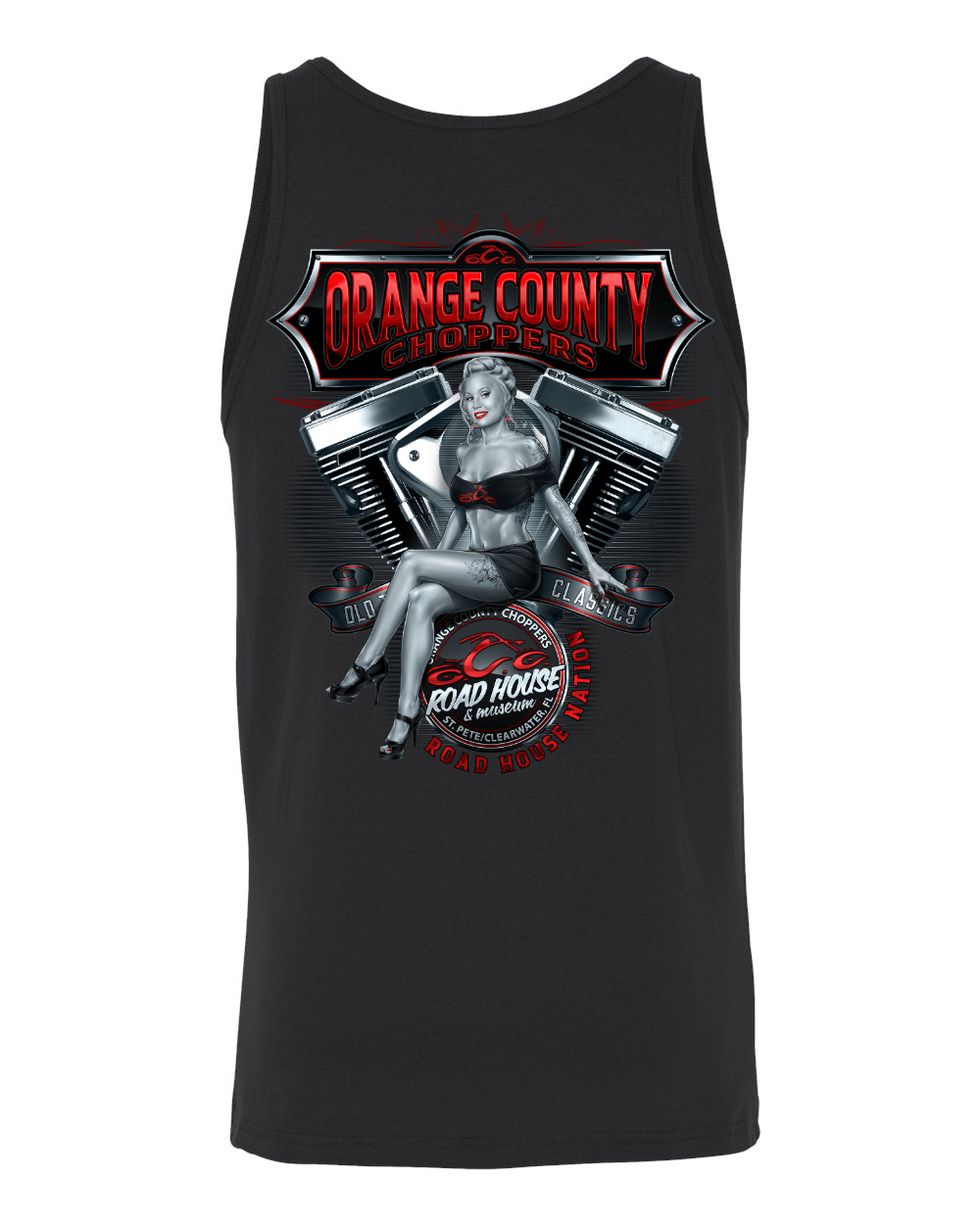OCCRH- V-Twin Pin-Up Tank, Black