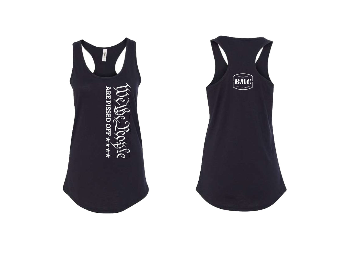 BMC- We The People, Are Pissed Off Ladies Tank, Black