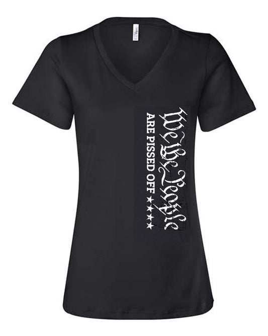 BMC- We The People, Are Pissed Off V-Neck, Black