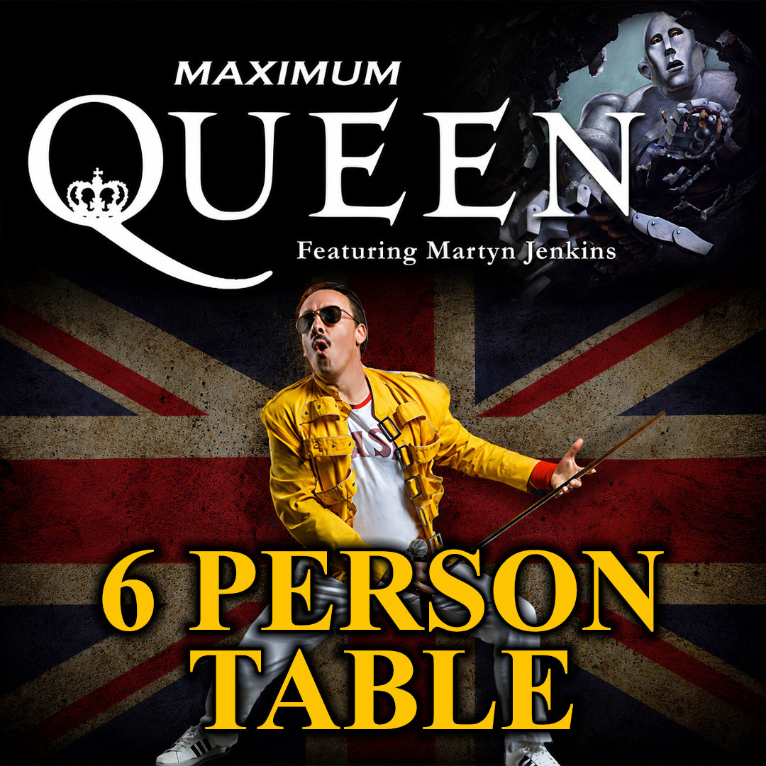 Road House Nation Presents: Maximum Queen 10/9/26 - 6-Person Table Seating