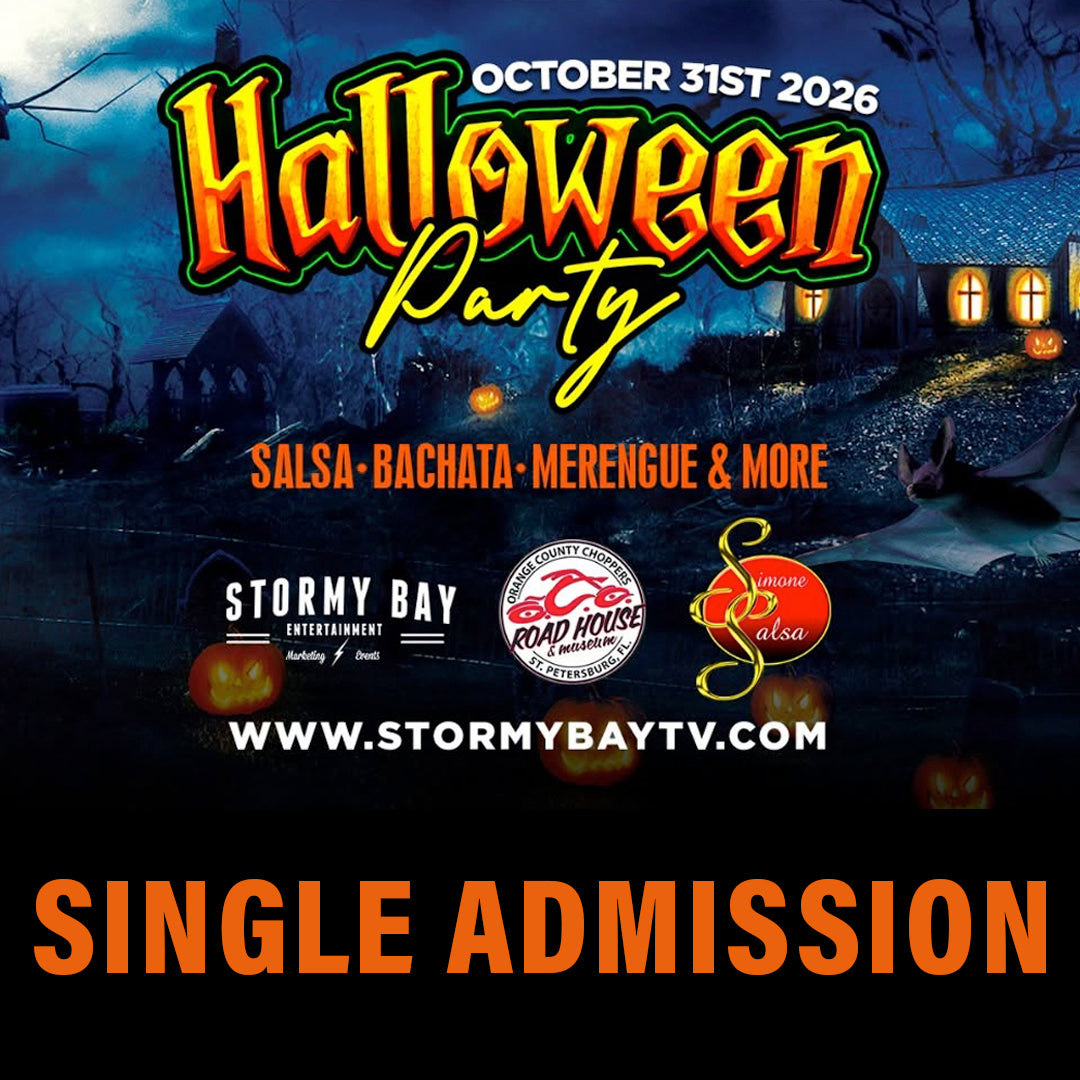Halloween Latin Salsa Dance Party 10/31/26 - Single Admission