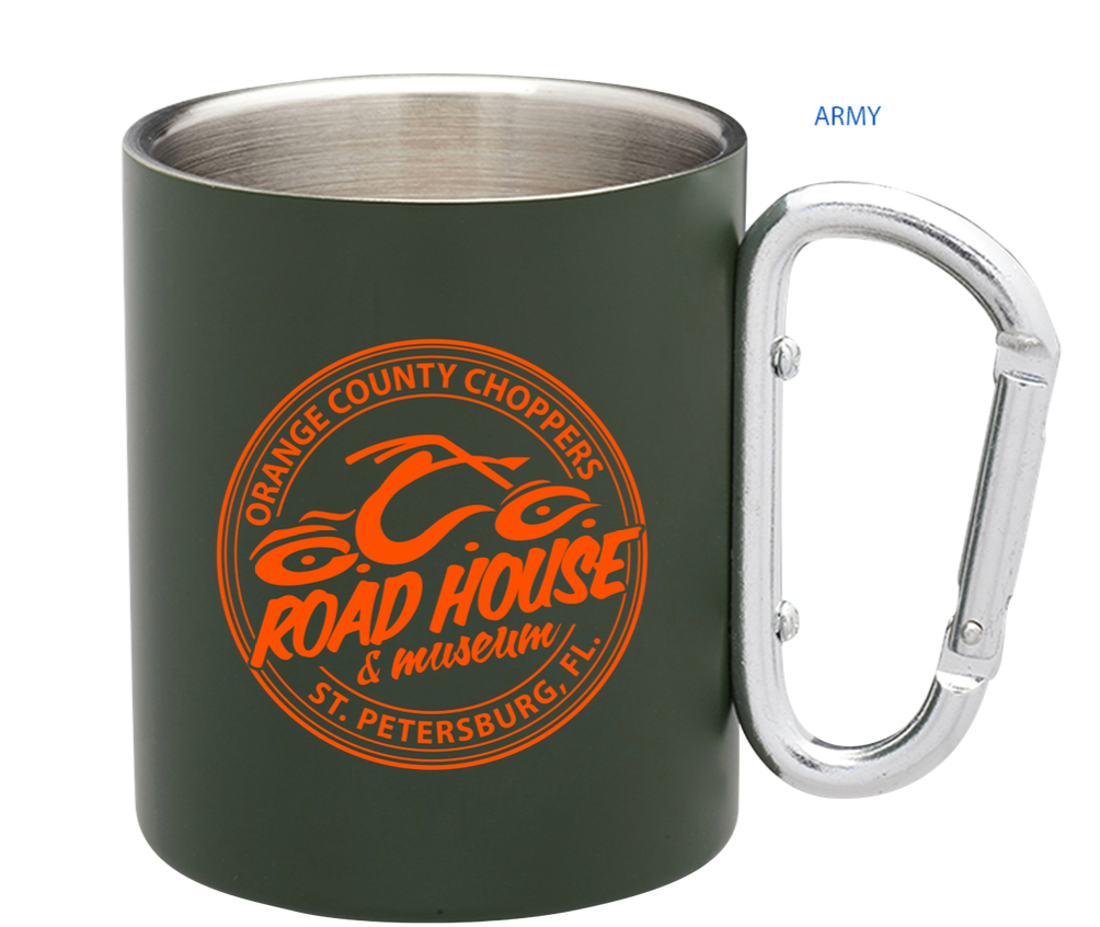 TechStyles- Carabiner Mug, Military Green